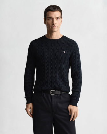 Pull en maille torsadée