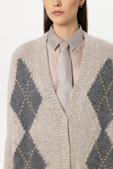 Cardigan à motifs