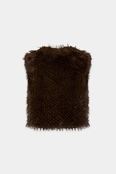 Gilet en fausse fourrure