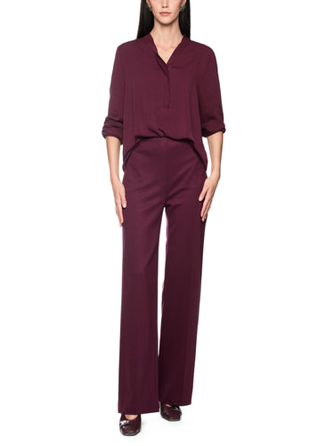 Weit geschnittene Bluse mit V-Ausschnitt