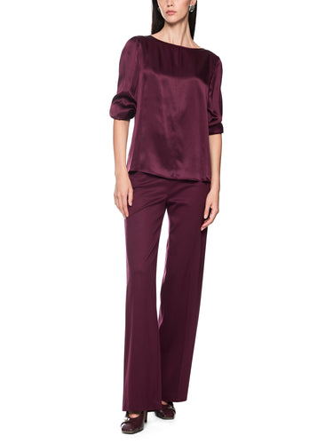 Seidenbluse mit 3/4-Ärmeln