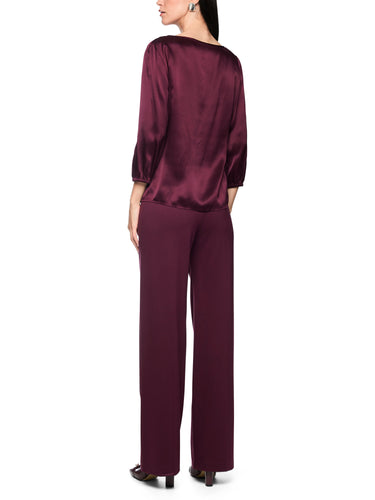 Seidenbluse mit 3/4-Ärmeln