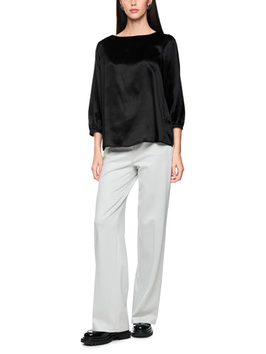 Seidenbluse mit 3/4-Ärmeln