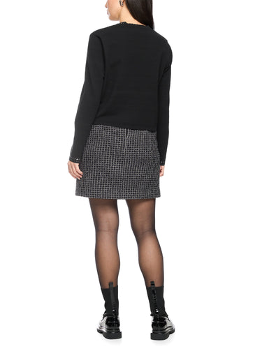 Cardigan mit Nieten
