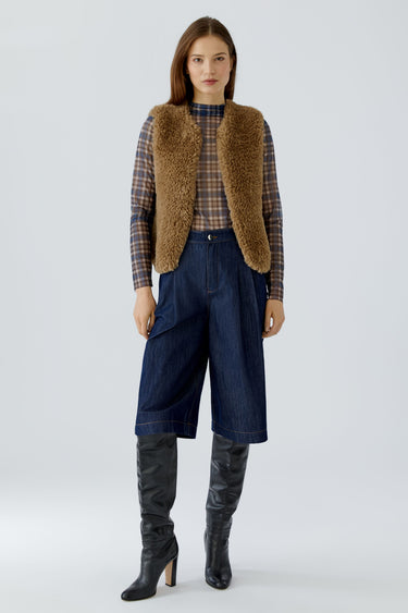 Gilet en fausse fourrure