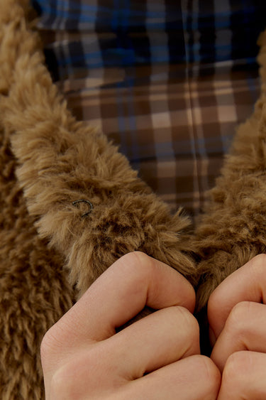 Gilet en fausse fourrure