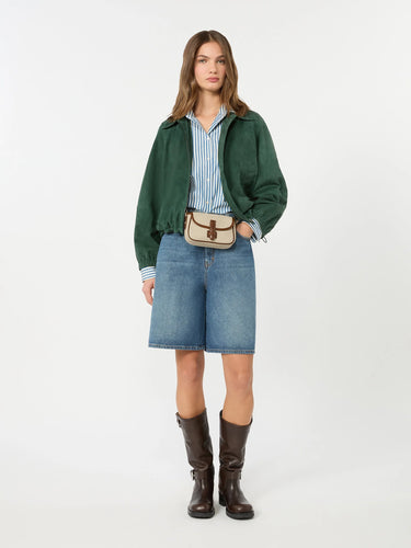 Blouson en suède