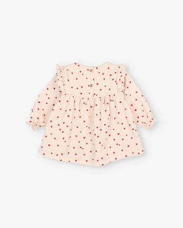 Robe en velours côtelé
