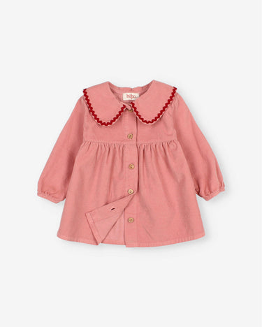 Robe en velours côtelé