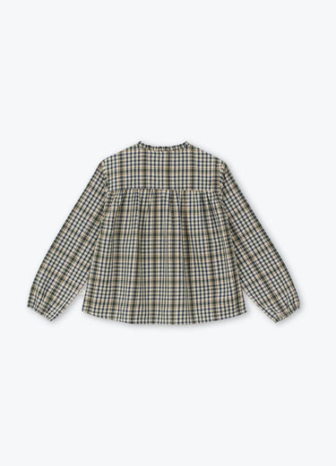 Blouse à carreaux