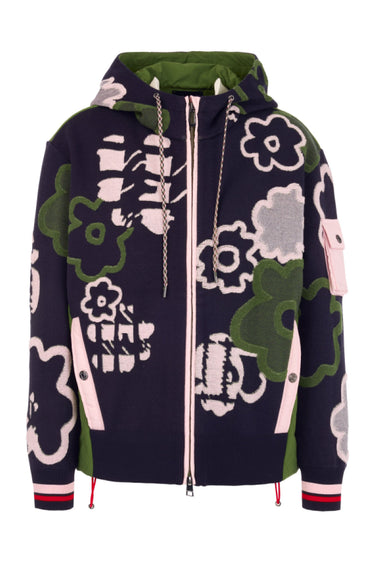 Cardigan sportif à motif floral · Fashion Cloud cd486680
