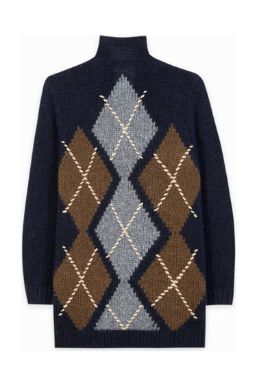 Alpaka-Mix-Cardigan mit Muster · Fashion Cloud 75c8a132