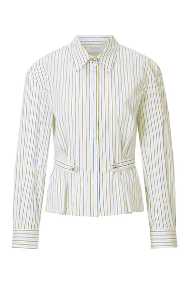 Fitted Striped Blouse · Fashion Cloud b217f752