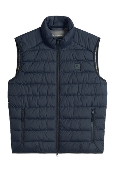 Vest, sdnd, stand-up collar, zip pockets, elastic binding · Fashion Cloud 9800df42