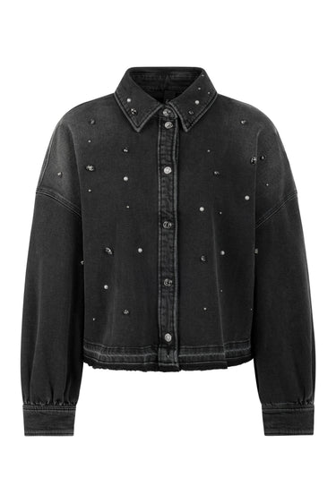 Chemise en jean ornée de strass · Fashion Cloud ccfd336d
