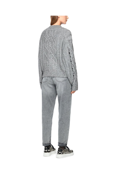 Pull à mailles torsadées avec détails · Fashion Cloud 4b8380df