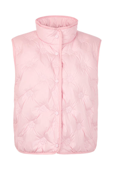Gilet réversible matelassé aspect peluche · Fashion Cloud 34028f9a