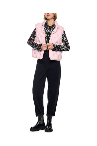 Gilet réversible matelassé aspect peluche · Fashion Cloud 34028f9e