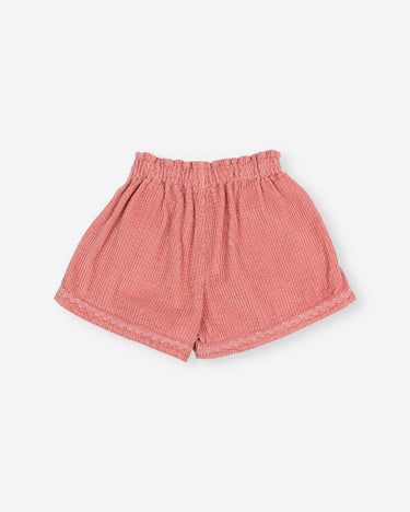 Short en velours côtelé