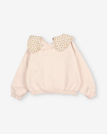 Sweatshirt avec col claudine