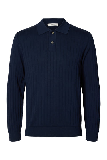 SLMTORINO LS KNIT RIB POLO NOOS · Fashion Cloud 0f643dda