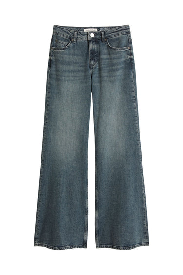 Denim Trousers, Flared Fit, Iron Pl · Fashion Cloud 213f61c7