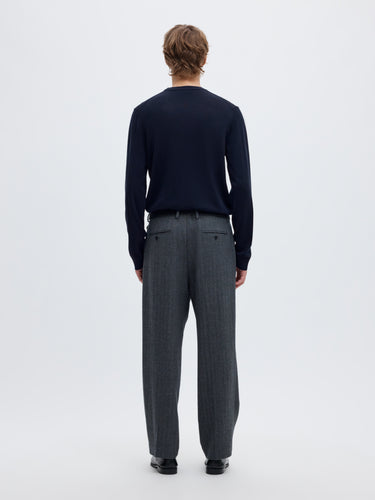 SLMTRAY LS KNIT REG MERINO CREW NOOS · Fashion Cloud 27cb05a1