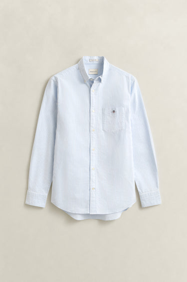 Chemise en coton Oxford regular classique à rayures · Fashion Cloud 30b6af77