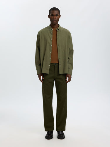SLMCOLE-JAY MELANGE REG LS SHIRT NOOS · Fashion Cloud 3f6804ac