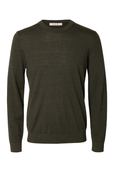 SLMTRAY LS KNIT REG MERINO CREW NOOS · Fashion Cloud 7beadaa7