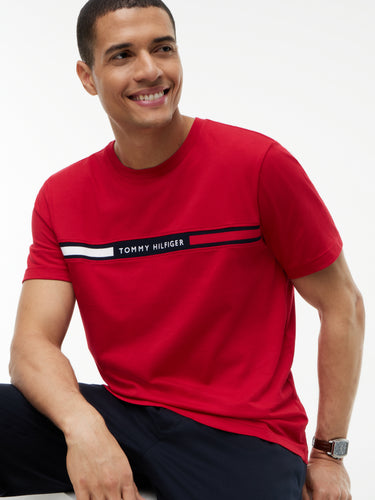 HILFIGER CHEST INSERT T-SHIRT · Fashion Cloud 8c7cfd4e