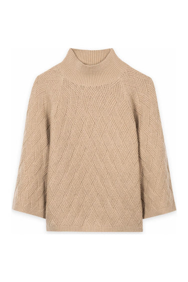 Cape-Pullover aus Kaschmir-Mix · Fashion Cloud 9072801c
