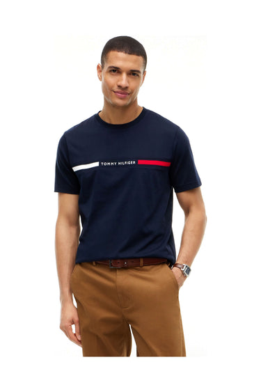 HILFIGER CHEST INSERT T-SHIRT · Fashion Cloud c3e82f2f