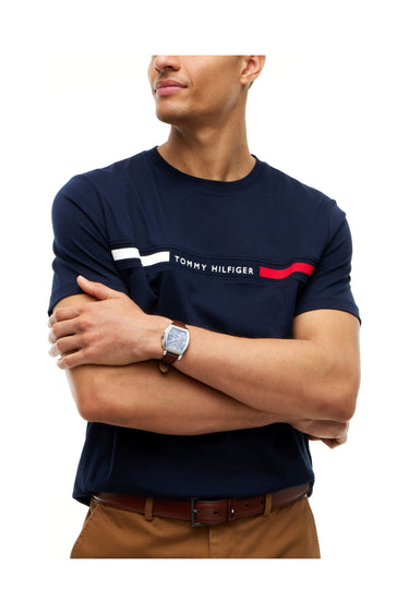 HILFIGER CHEST INSERT T-SHIRT · Fashion Cloud dd30984f