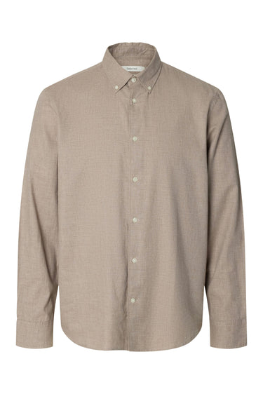 SLMCOLE-JAY REG MELANGE LS SHIRT NOOS · Fashion Cloud e4220f14