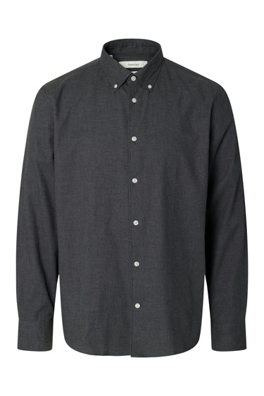 SLMCOLE-JAY MELANGE REG LS SHIRT NOOS · Fashion Cloud e4917857