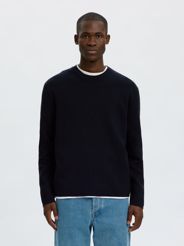 SLMMIKE LIGHT LS KNIT CREW NECK · Fashion Cloud fecc40b6