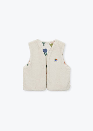 Gilet en molleton imprimé