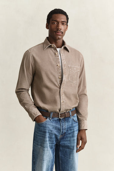 Chemise en velours côtelé