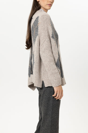 Cardigan à motifs