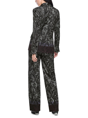 Bedruckter Blazer aus Scuba-Jersey