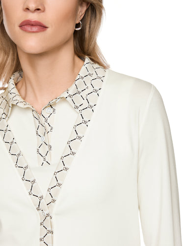 Jerseyjacke mit Printdetails