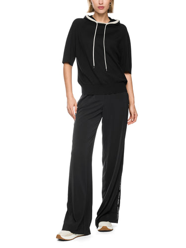 Sweat à capuche en maille fine
