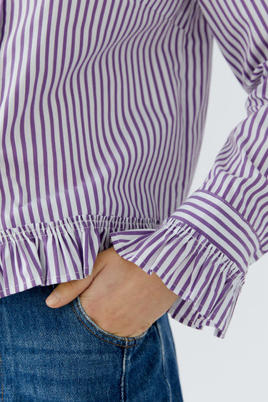 Blouse à rayures