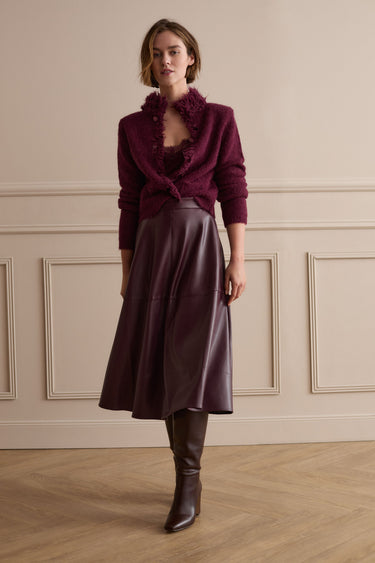 Jupe effet cuir