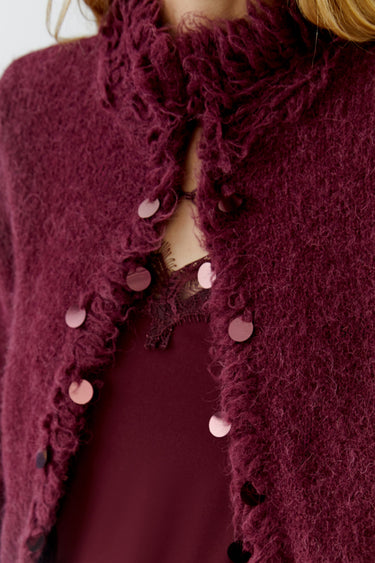 Cardigan à franges
