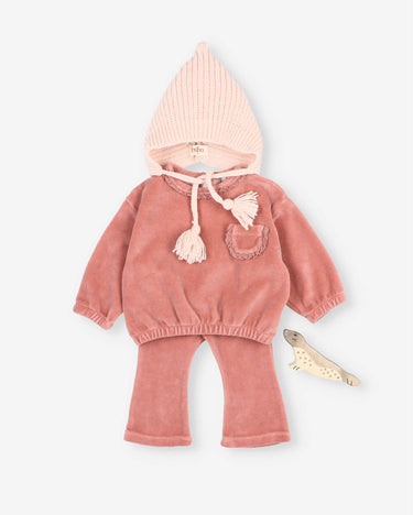 Sweatshirt en velours