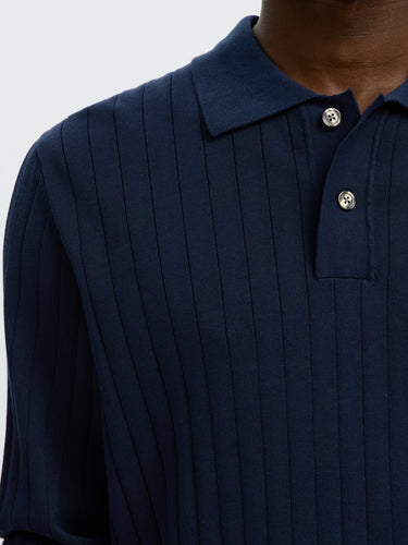 SLMTORINO LS KNIT RIB POLO NOOS · Fashion Cloud 3862d2f0