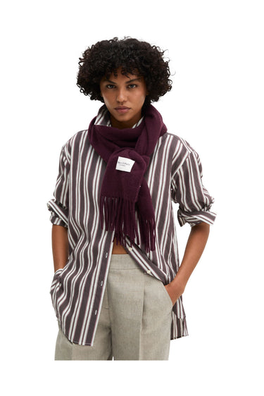 Scarf, woven wool, long fringes, so · Fashion Cloud 46ffcfb5