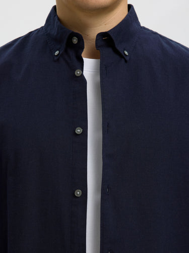 SLMCOLE-JAY MELANGE REG LS SHIRT NOOS · Fashion Cloud 7691ebe1